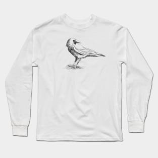 Vintage Crow Long Sleeve T-Shirt